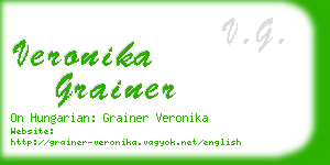 veronika grainer business card